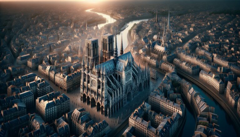 Rouen : Cathédrale Notre-Dame, Seine et architecture mêlant médiéval et moderne.