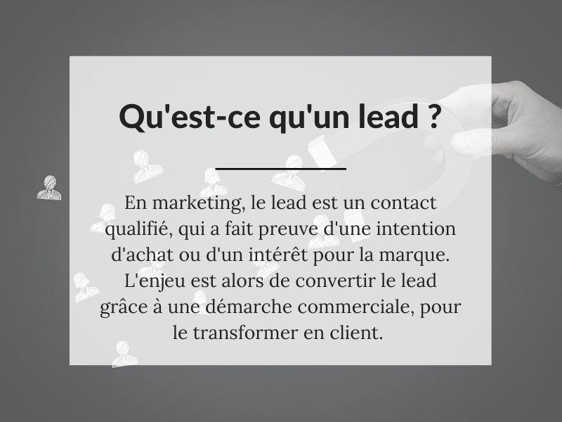 Quelle est la définition du lead en marketing ?