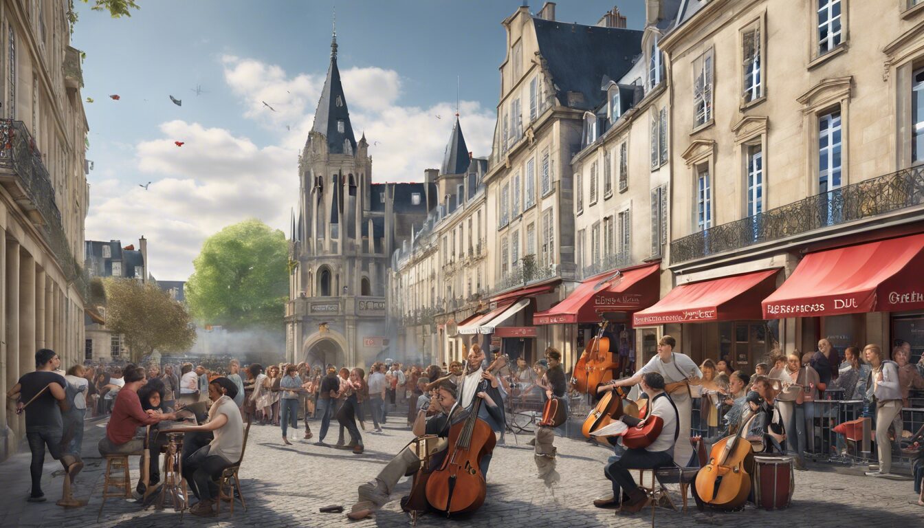découvrez nantes à travers notre chanson immersive qui explore les paysages sonores, l'histoire et la culture de cette magnifique ville. une ode musicale à l'âme nantaise qui éveillera vos sens et vous fera vibrer au rythme des rues de nantes.