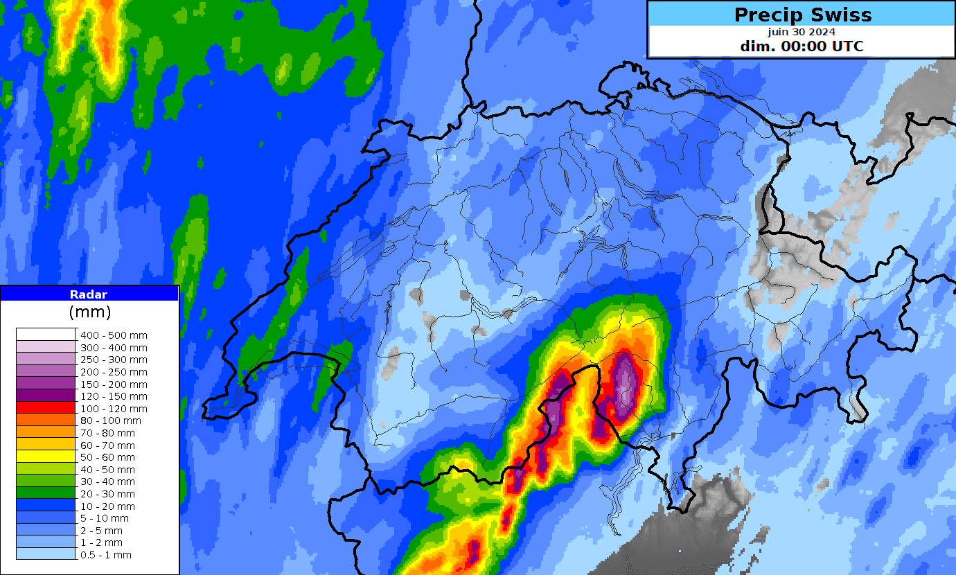 Radar météo orage Suisse en direct