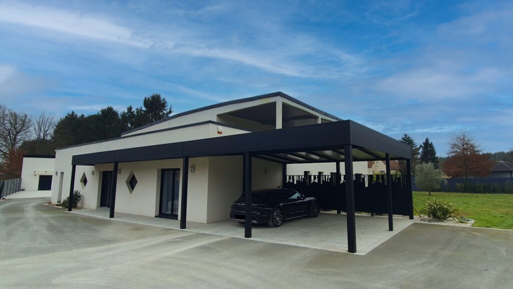 Carport aluminium à Angers et Nantes : une solution moderne et durable pour protéger vos véhicules