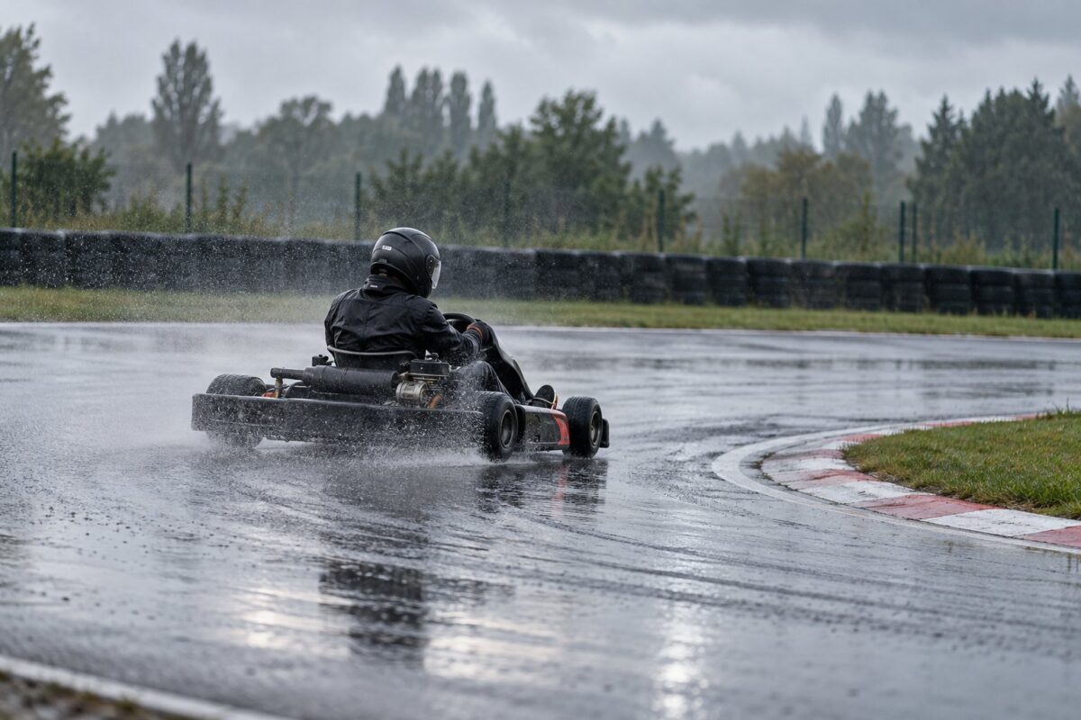 Karting sous la pluie : ce que la météo nantaise peut lui apprendre